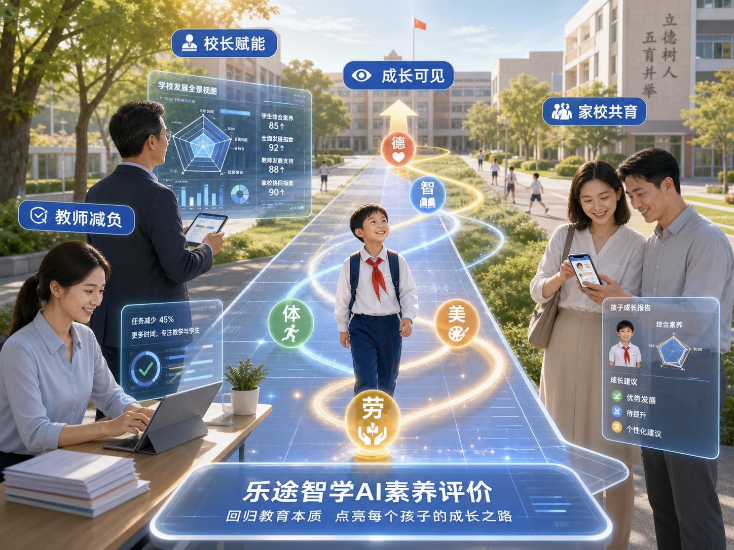 “五育并举”陷入评价困局？乐途智学AI素养评价给出新解法 配图 5